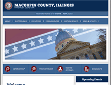 Tablet Screenshot of macoupinvotes.com